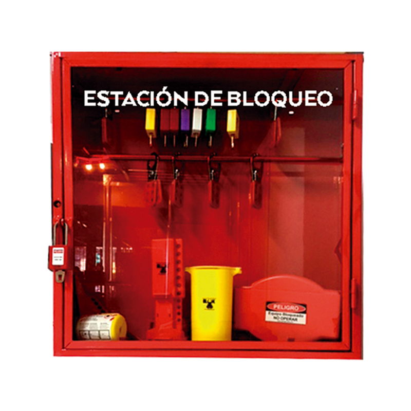 Blook Lockout Estacion De Bloqueo Grande En Chapa 58 Cm X 58 Cm