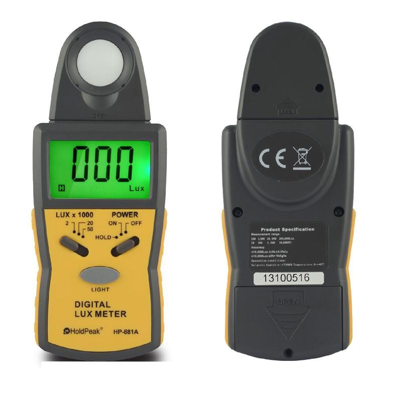 Luxometro Holdpeak Hp-881B