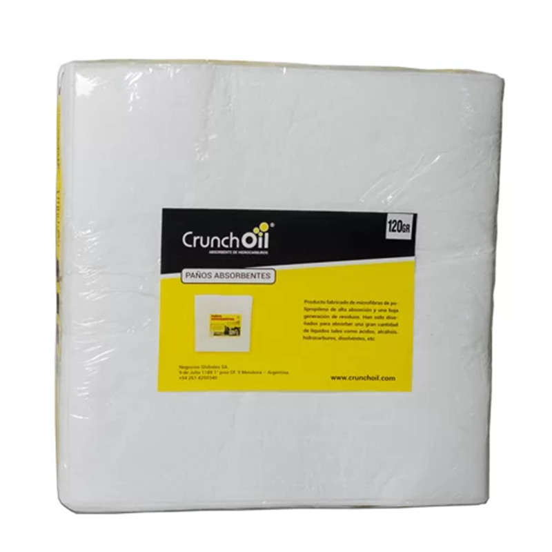 Paño Absorbente Crunch Oil 180 Gr/M2 Por 100 Unidades