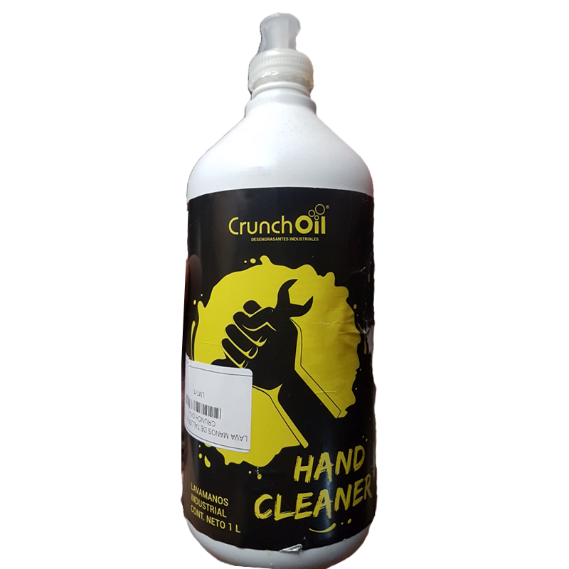 Lava Manos De Taller Crunch Oil De 1 Litro Con Dosificador