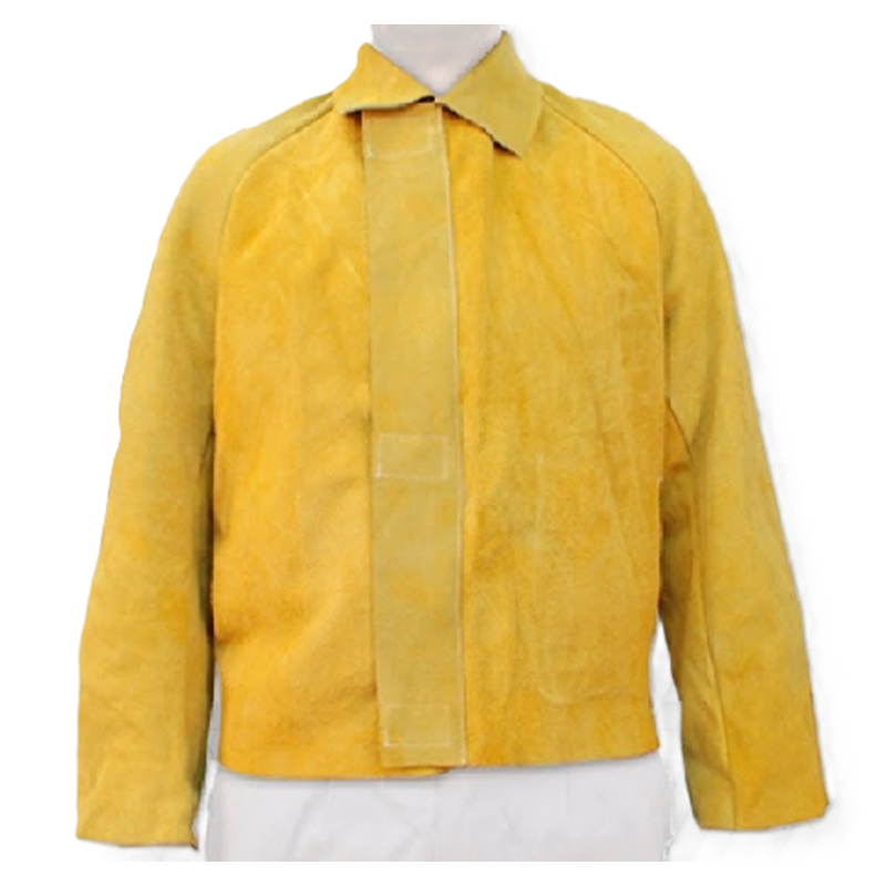 Campera De Cuero Descarne Para Soldador Segod