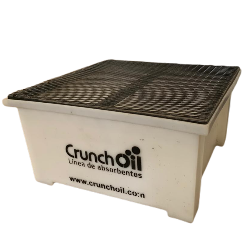 Pallet Antiderrame Plastico Crunch Oil Para 4 Tambores De 220 Litros