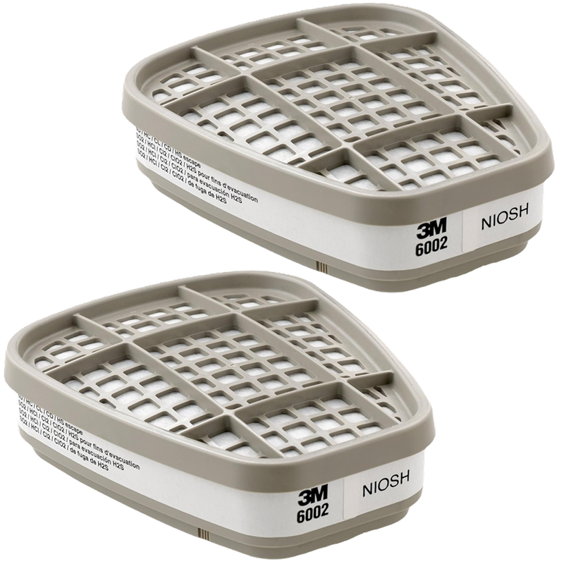 Filtros 3M 6002 Para Gases Acidos