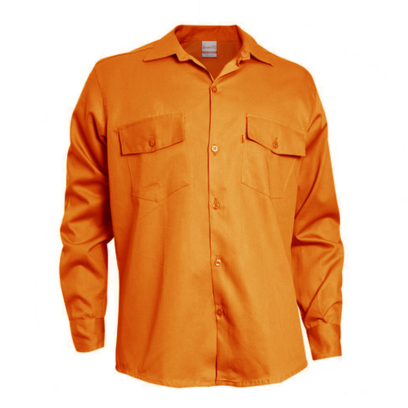 Camisa De Grafa Ombu Clasica Naranja