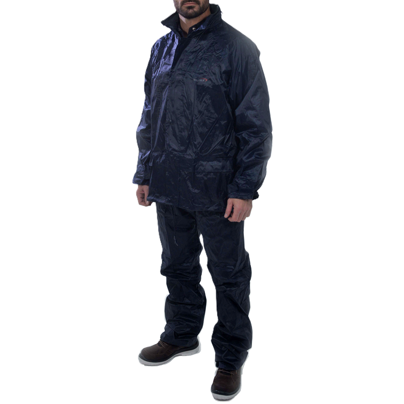 Traje De Lluvia De 2 Piezas Bil Vex Premium Azul
