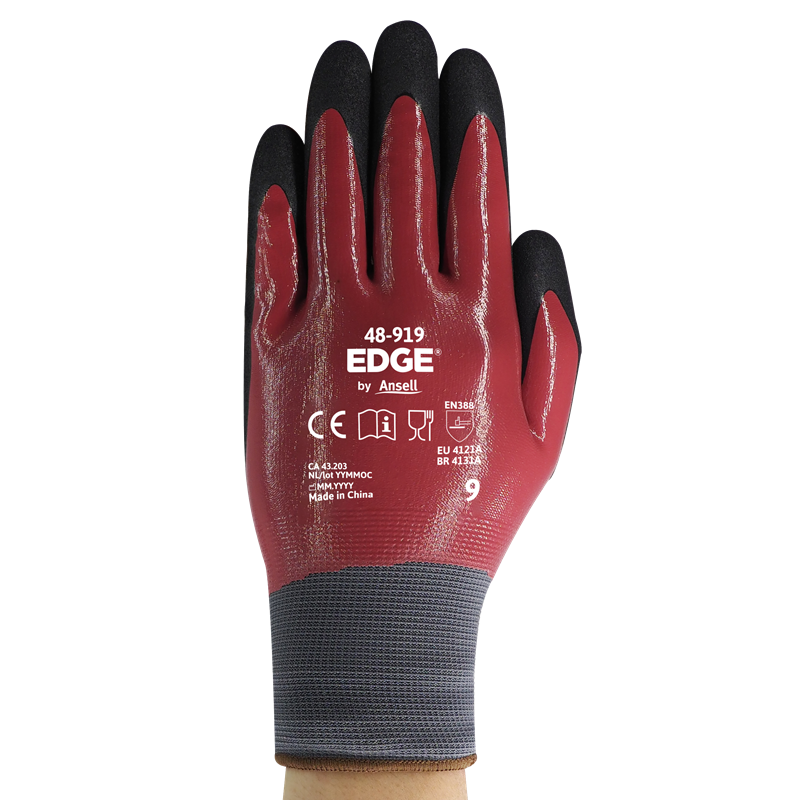 Guante Con Baño De Nitrilo Ansell Edge 48-919